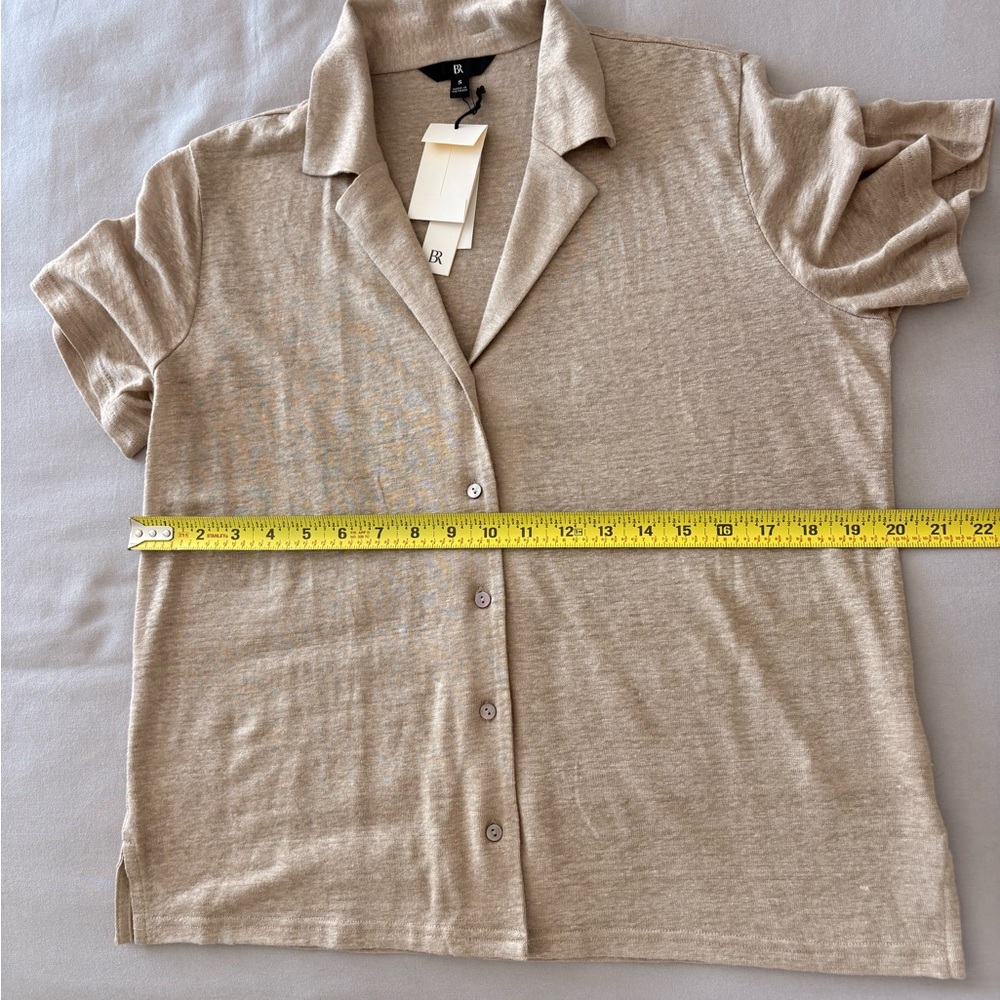Banana Republic Linen Shirt NWT - Picture 4 of 5